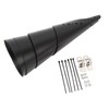 Squirrel Baffle, Effective Protection, Plastic Pole Mount, Wrap Around Squirrel