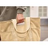 ODODOS 29L Oversized Canvas Tote Bag Large Capacity Open Top