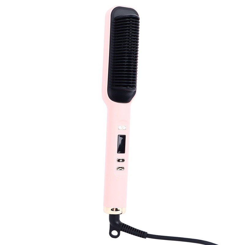 Straight Curly Hair Iron 2 Purpose Electric Curling Comb Negative