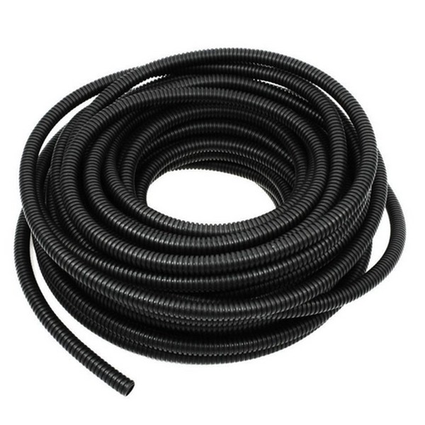 Etopars Black 10mm Width Split Loom Wire Flexible Tubing Conduit