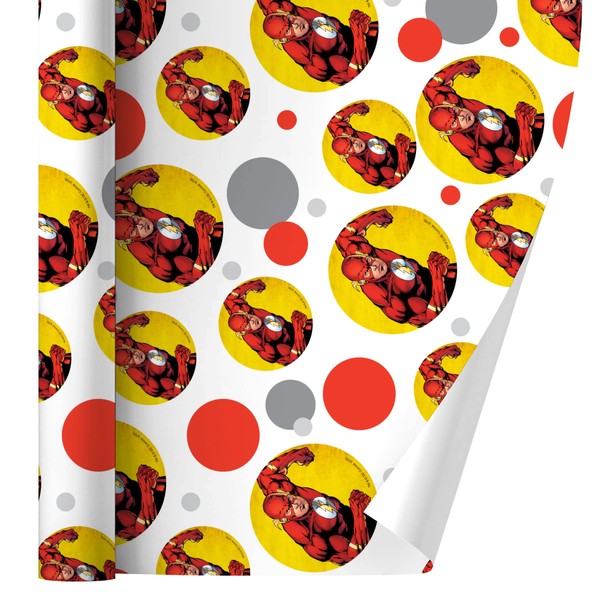 GRAPHICS & MORE The Flash Character Gift Wrap Wrapping Paper Roll