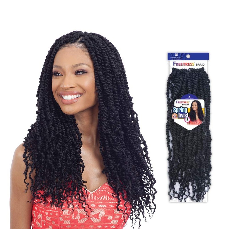 MULTI PACK DEALS! FreeTress Crochet Braids Spring Twist 18" (1-PACK,