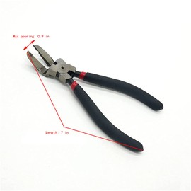 IOppWin Diagonal Pliers Side Cutting Plier Car Panel Puller Clip Pry Plastic Rivets Fastener Removal Wire Flush Cutters Auto Push Retainer