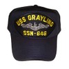 USS Grayling SSN-646 with Enlisted Silver Dolphins HAT - Veteran