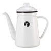 Captain Stag UH-524 Enameled Coffee Pot, 0.3 gal (1.1 L),
