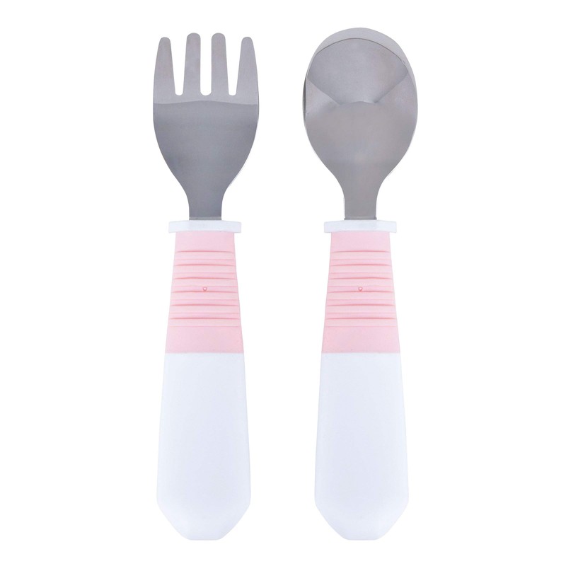 Tiny Twinkle Fork and Spoon Set - Durable Toddler Silverware