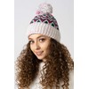 ASVP Shop Corkscrew Cable Knitted Bobble Hat Plain Mens Womens