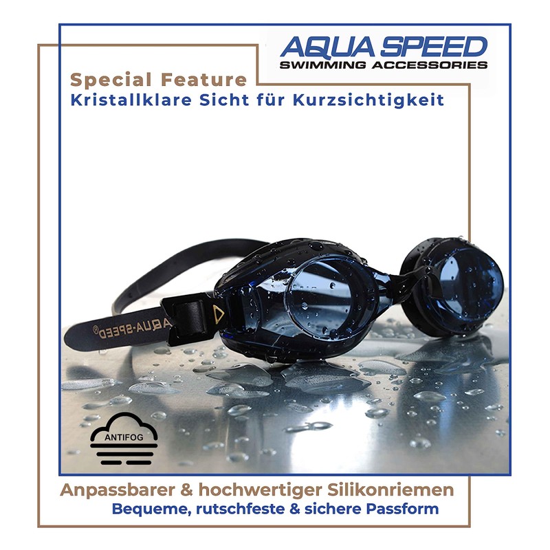 Aqua Speed® Lumina Swimming goggle (optical lenses to correct short-sightedness;