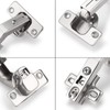 Probrico Cabinet Hinges(5 Pair), Full Overlay Hinges for Wardrobe, 135
