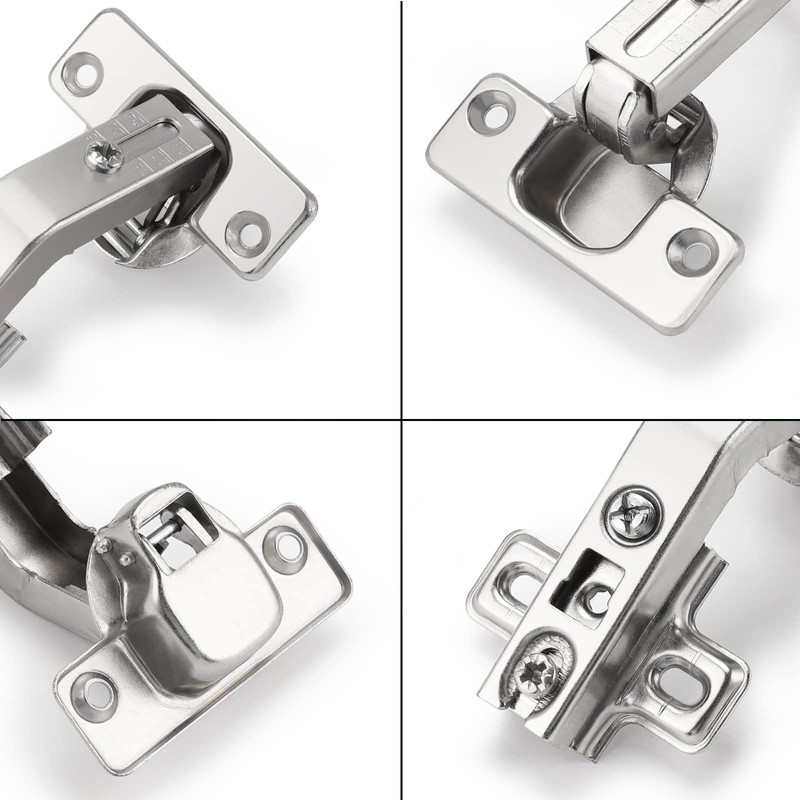 Probrico Cabinet Hinges(5 Pair), Full Overlay Hinges for Wardrobe, 135