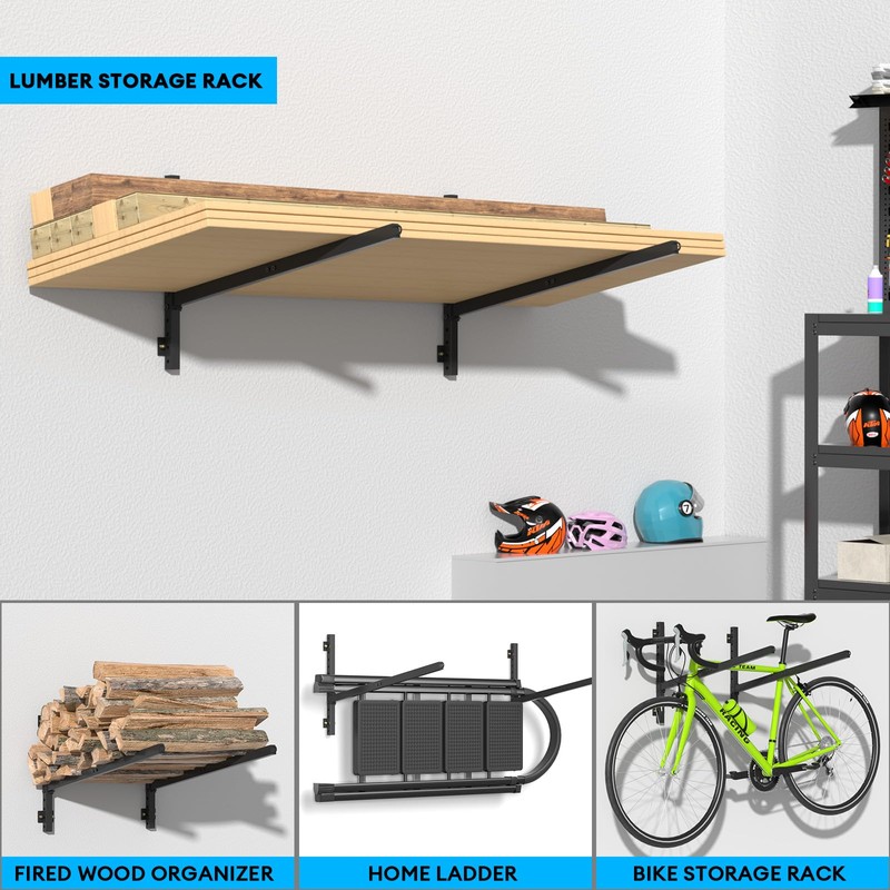 Kayak Storage Rack Heavy Duty, Adjustable Wall Mount Hanger for