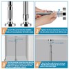 2 Pcs Undermount Sink Brackets Adjustable, Stainless Steel Sink Support,