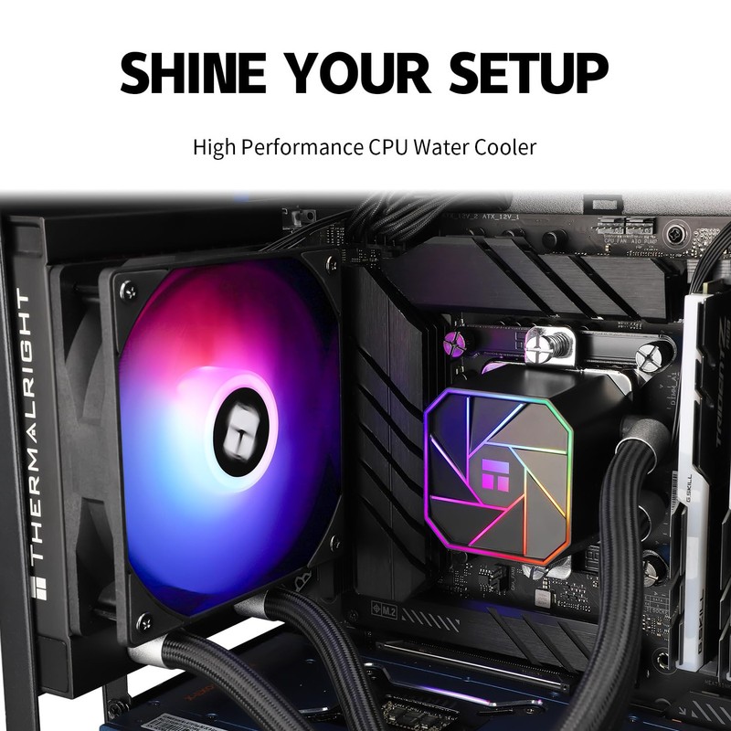 Thermalrlght Aqua Elite 120 V3 Liquid CPU Cooler, AIO Pump