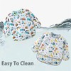 ElecMotive 5 Pack Long Sleeve Bib,Baby Toddler Waterproof Sleeved Bib