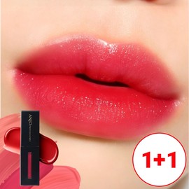 [Ange] 1+1 Black Tattoo Lip Tint Glow - No. 2 Vivid Petal / [앙쥬] 1+1 블랙타투 립틴트 글로우 - 2호 비비드페탈
