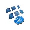 Kit De Protección De Patín Casco Rodillera Codera Para Niños