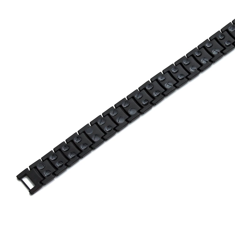 Kalsi Style Ultra Strength Titanium Magnetic Therapy Bracelet, Double Row