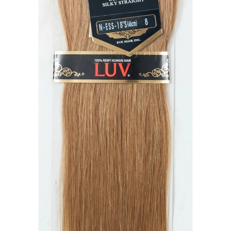 Extension De Cabello Eve Luv Remy 18pLG 100% Natural Castaño
