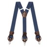 Kohentact Suspenders for Men with Clip & 6 Buttons 1.4in