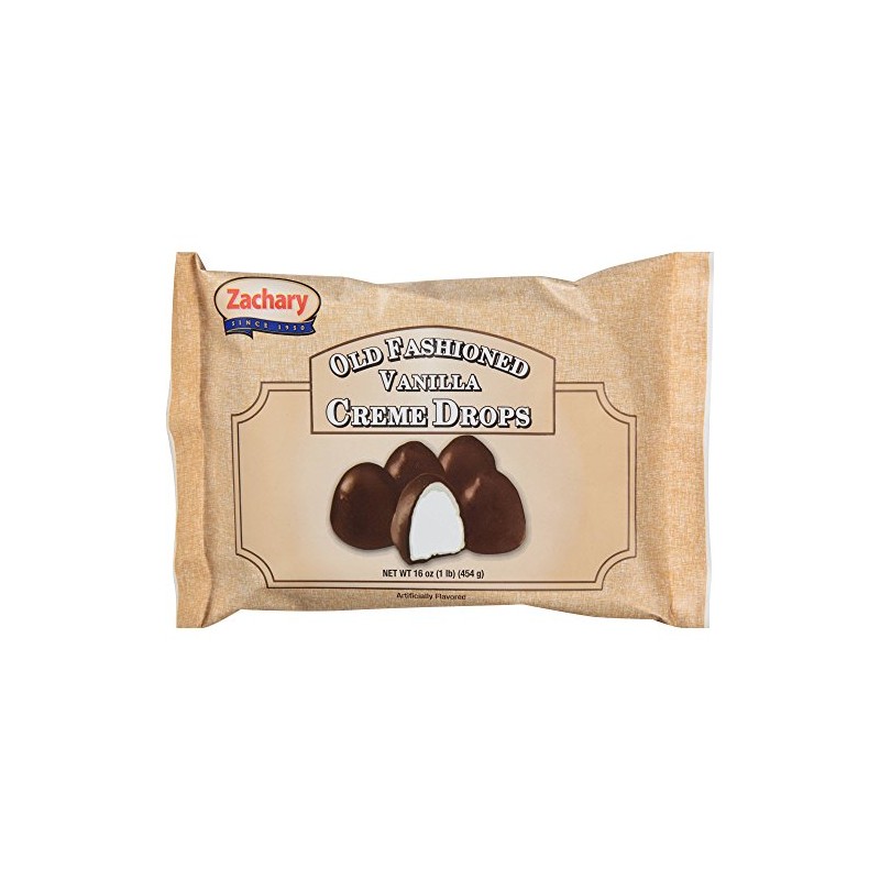 Zachary Old Fashioned Vanilla Creme Drops 1lb. Bag