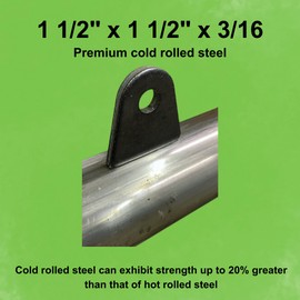 Core Logic Roll Cage Tabs -Set of 12 Metal Tabs, Seat Belt Tabs, RZR, Rock Crawler, Mounts