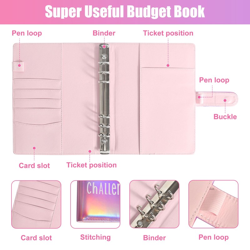 100 Money Saving Budget Planner, A5 Envelope Saving Challenge Savings