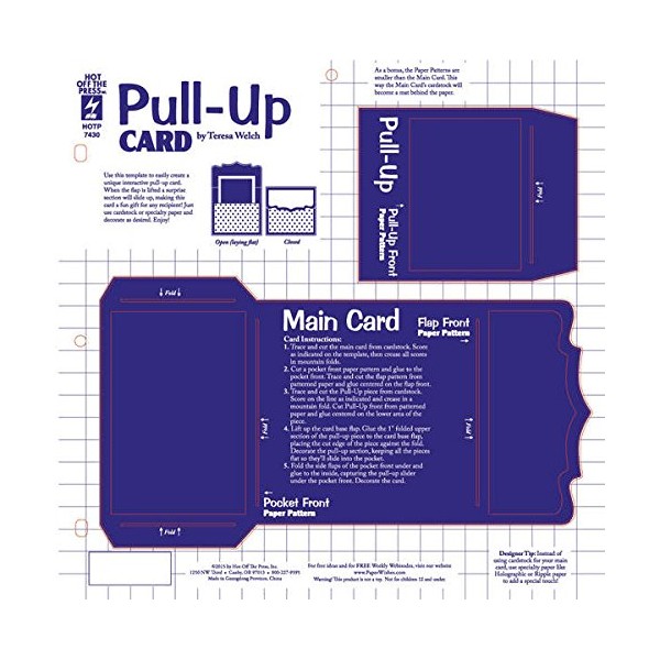 Pull-Up Card Template by Teresa Welch Card-Making HOTP7430