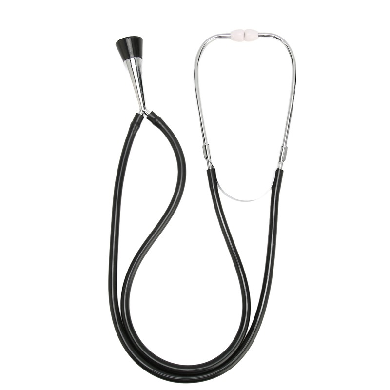 Fetal Stethoscope Monitoring Aluminum Alloy Soft Fetal Heart Stethoscope Black