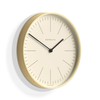 NEWGATE® Mr Clarke Analog Silent Round Wall Clock – Modern