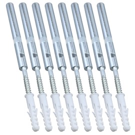 MY MIRONEY 8Pcs Floating Shelf Bracket Hardware Floating Shelf Invisible Support Bracket Metal Blind Shelf Supports Hidden Wall Brackets, 0.47" x 7.28"