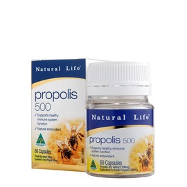 Natural Life Propolis 500mg Cap X 60