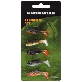 Cormoran Lure Minijig Sets Hunky Male Pack of 5 Weight 1.8 g, Red/Green/Brown/Silver/White, 50 – 30098