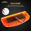 Partsam 2pcs 6" Rectangle Amber 21LED Marker Light Turn Signal