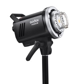 ‌Godox MS300-V 300W Studio Strobe GN58, 0.1-1.8s Recovery, 2.4G Wireless X, Bowens Mount, 10W LED - Compact Monolight for Fashion/Advertising Shooters (MS300 Upgraded)‌