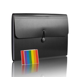 Expanding File Folder File organizer 13 Pockets File Organizer Accordion Filing Folder Expandable File Folder for Documents Aesthetic Paper Organizer Folder for Work, School, Home, Office, Deep Purple