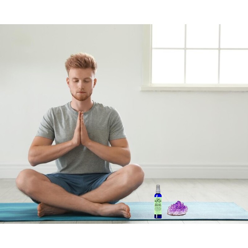 Sage Smudge Spray for Clearing Negative Energy, 4 Fl Oz