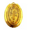 ST. BENEDICT GOLD TONE PENDANT WITH STONES-COLGANT