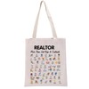 G2TUP Funny Realtor Gift Realtor Quote Tote Bag Real Estate