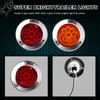 Wodvyss 10-Pack (5 Amber + 5 Red) 2" 9 LED