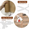 16" x6.5FT Plastic Rattan Cane Webbing, Woven Open Mesh Cane