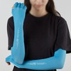 UV Protection Arm Sleeve Half Gloves (Stripe) Summer Hand Cover Cooling Sleeves UV Arm Sleeve Half - M Beige 2ea