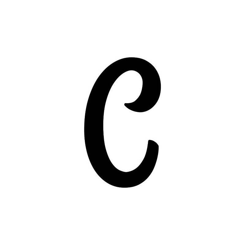 Creative Teaching Press Stylish Black 2" Uppercase Letter Stickers (8751)