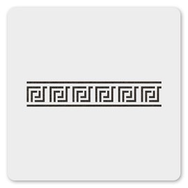 MAGJUCHE Greek Key Stencil 6 Inches, Reusable Border Pattern Stencil for Painting DIY Crafts Decor