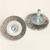 Hiqalty 10pcs 2" Stainless Steel Wire Wheel Brushes Kit for
