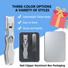 German Grip Nail Clippers with Catcher File & Safety Lock,