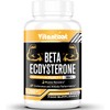 Beta Ecdysterone Supplement 1200 mg | Increases Lean Muscle Mass, Physical Performance, Strength & Protein Synthesis, 98% Maximum Purity Formulated (1 Pack)
