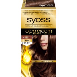 Syoss Oleo Cream Hair Color, 3RB Rose Brown, Salon Quality, For Gray Hair, With Bonus, Non-Prescription Product