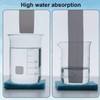 Mini Desktop Mop, Foldable Self-Squeeze Sponge Cleaning Tool Wet &