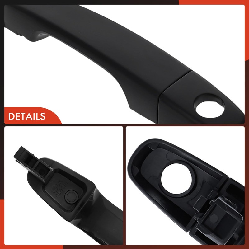 A-Premium Outside Exterior Door Handles Compatible with Pontiac G8 2008