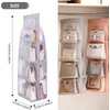 Handbag Hanging Organizer, 2 Pack Hanging Purse Organizer,Thickened Oxford Cloth+PVC